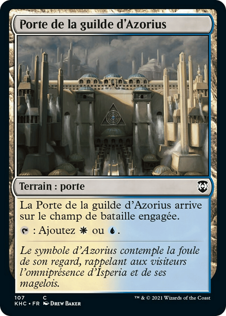 Porte de la guilde d'Azorius from Kaldheim Commander - Magic: The Gathering