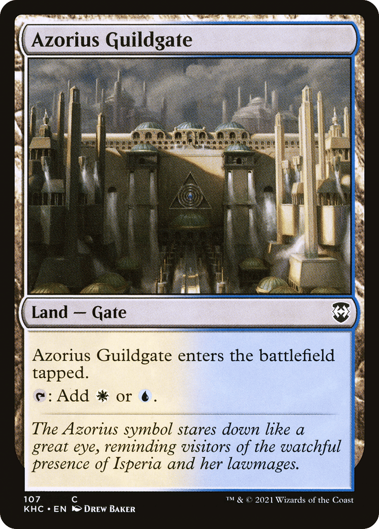Azorius Guildgate — Kaldheim Commander — Magic: The Gathering