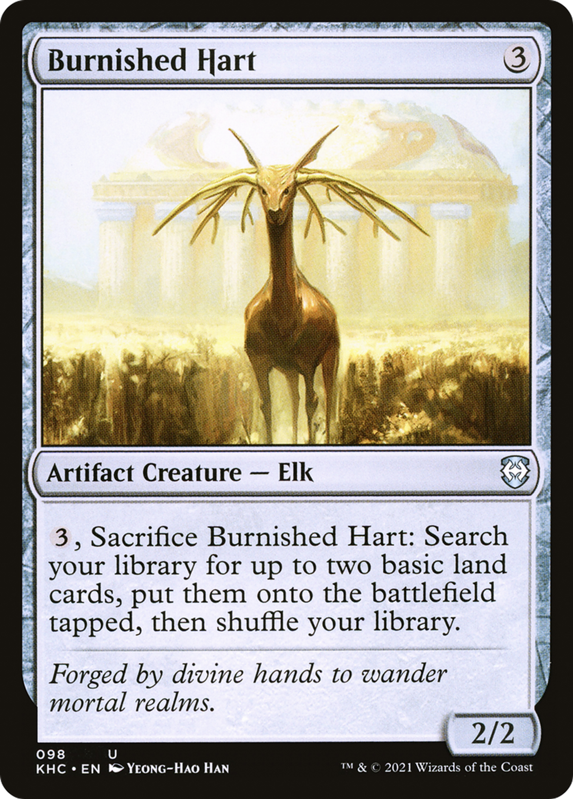 Burnished Hart — Kaldheim Commander — Magic: The Gathering