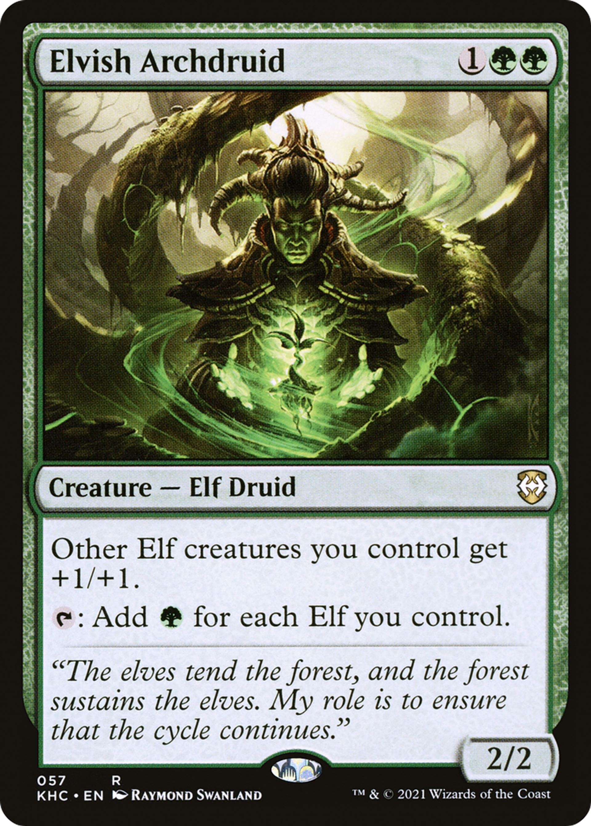 Elvish Archdruid — Kaldheim Commander — Magic: The Gathering