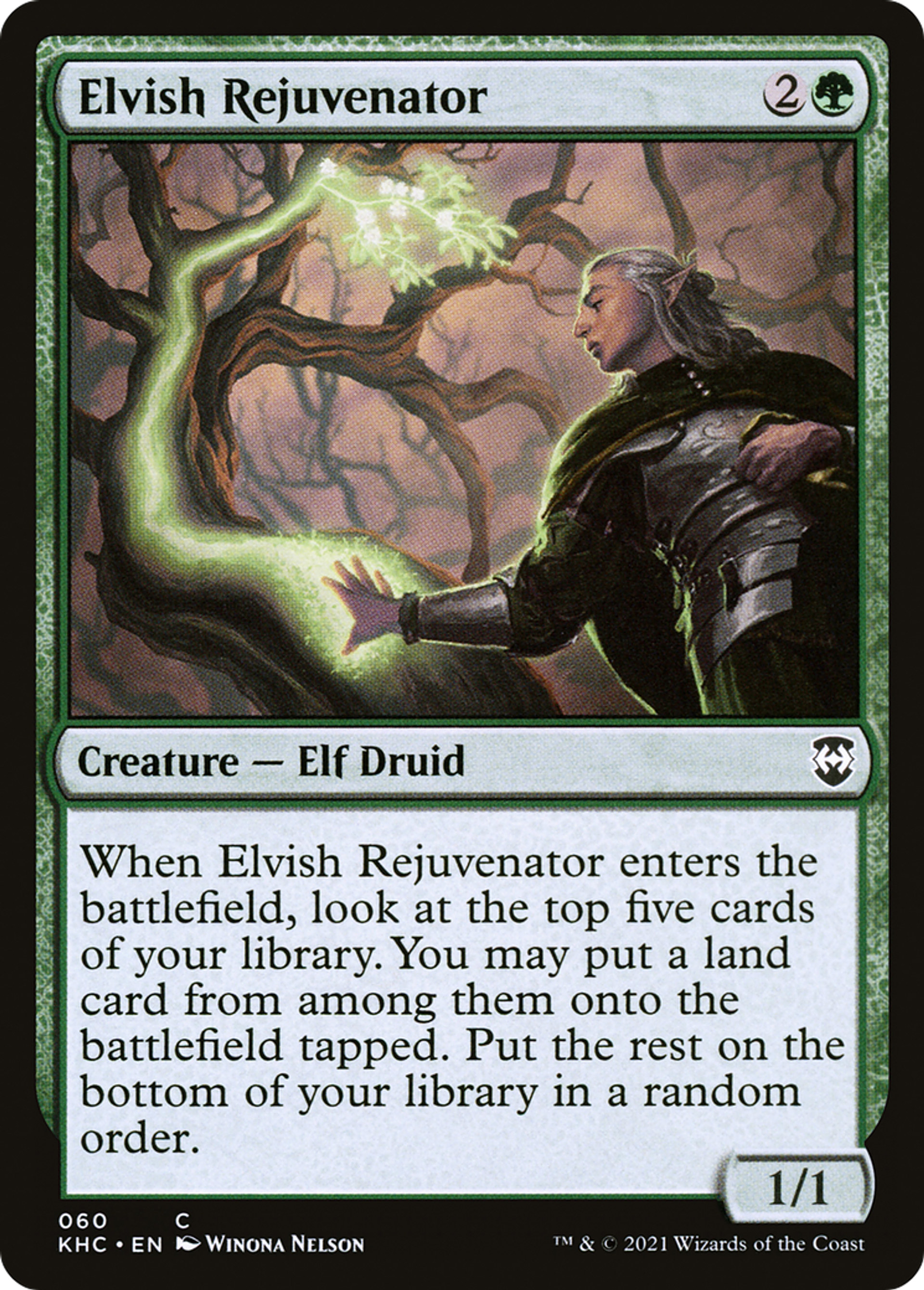 Elvish Rejuvenator — Kaldheim Commander — Magic: The Gathering
