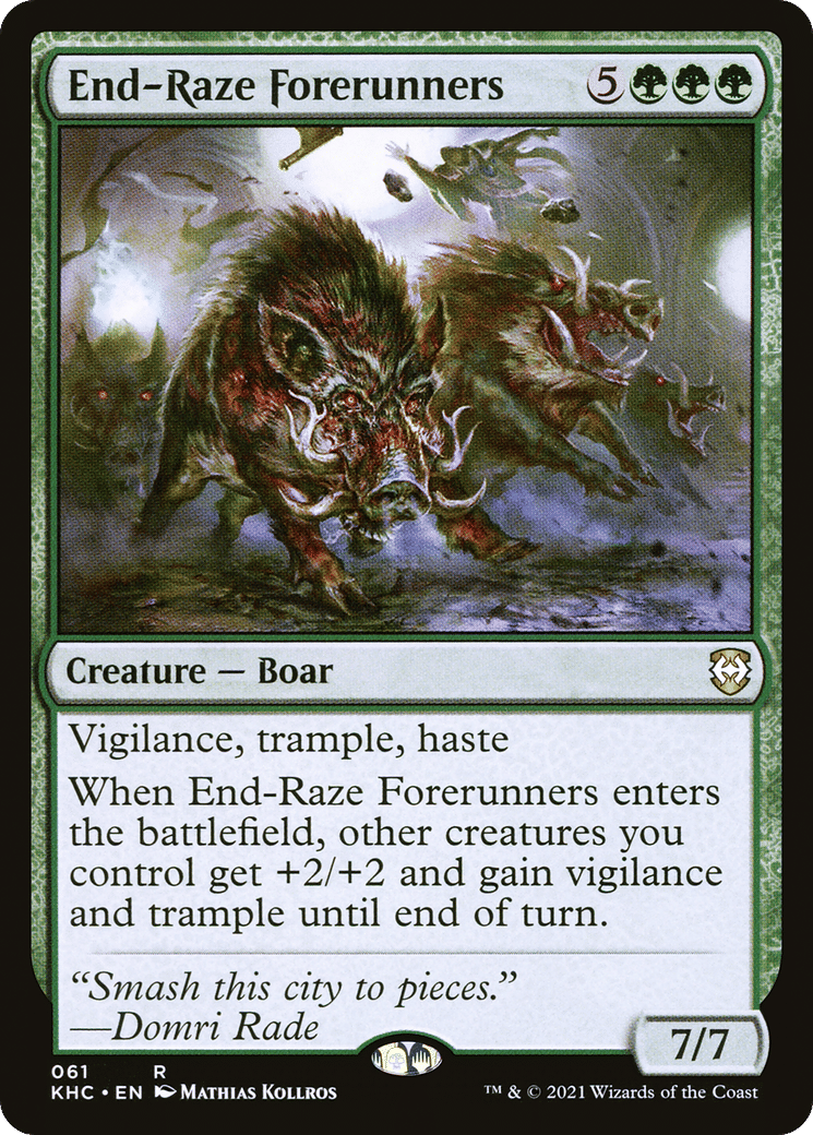 End-Raze Forerunners — Kaldheim Commander — Magic: The Gathering