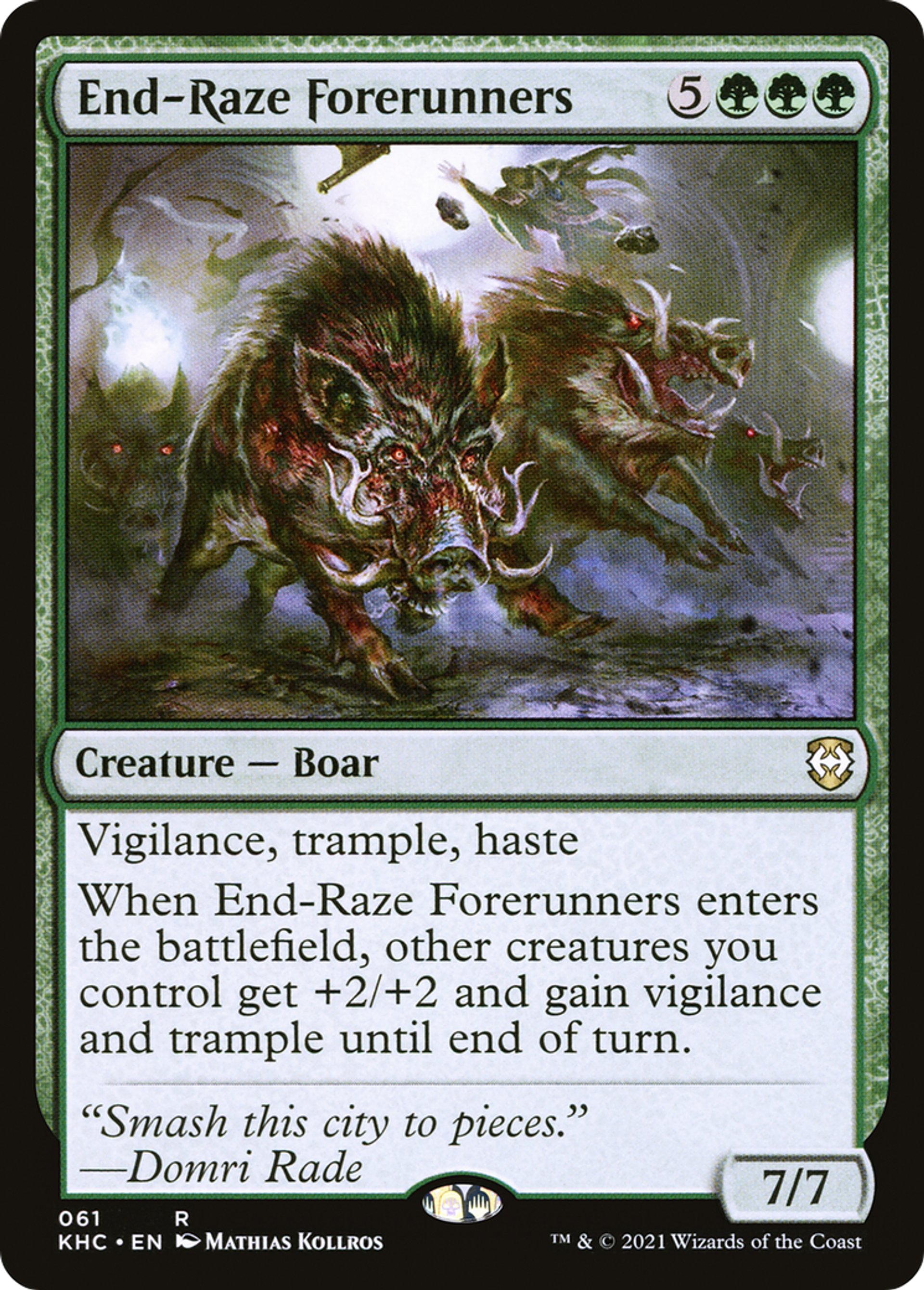 End-Raze Forerunners — Kaldheim Commander — Magic: The Gathering