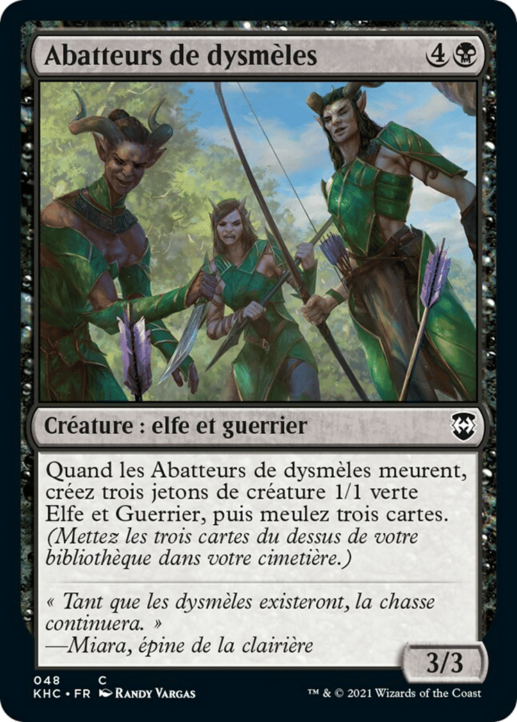 Abatteurs de dysmèles — Kaldheim Commander — Magic: The Gathering