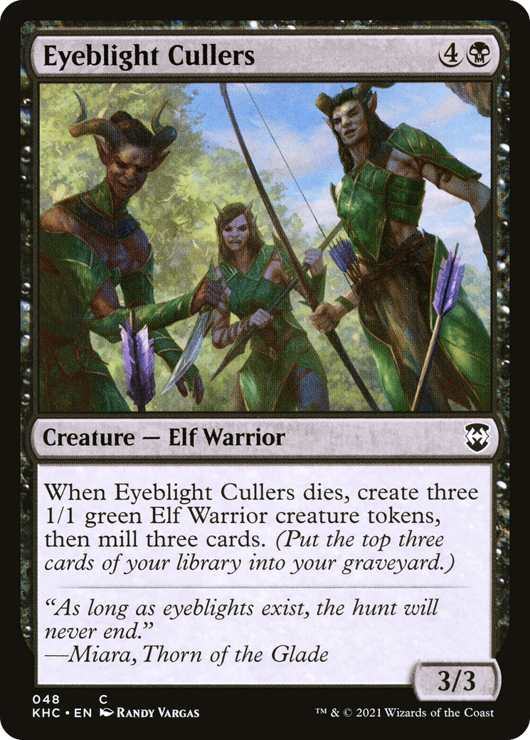 Eyeblight Cullers — Kaldheim Commander — Magic: The Gathering