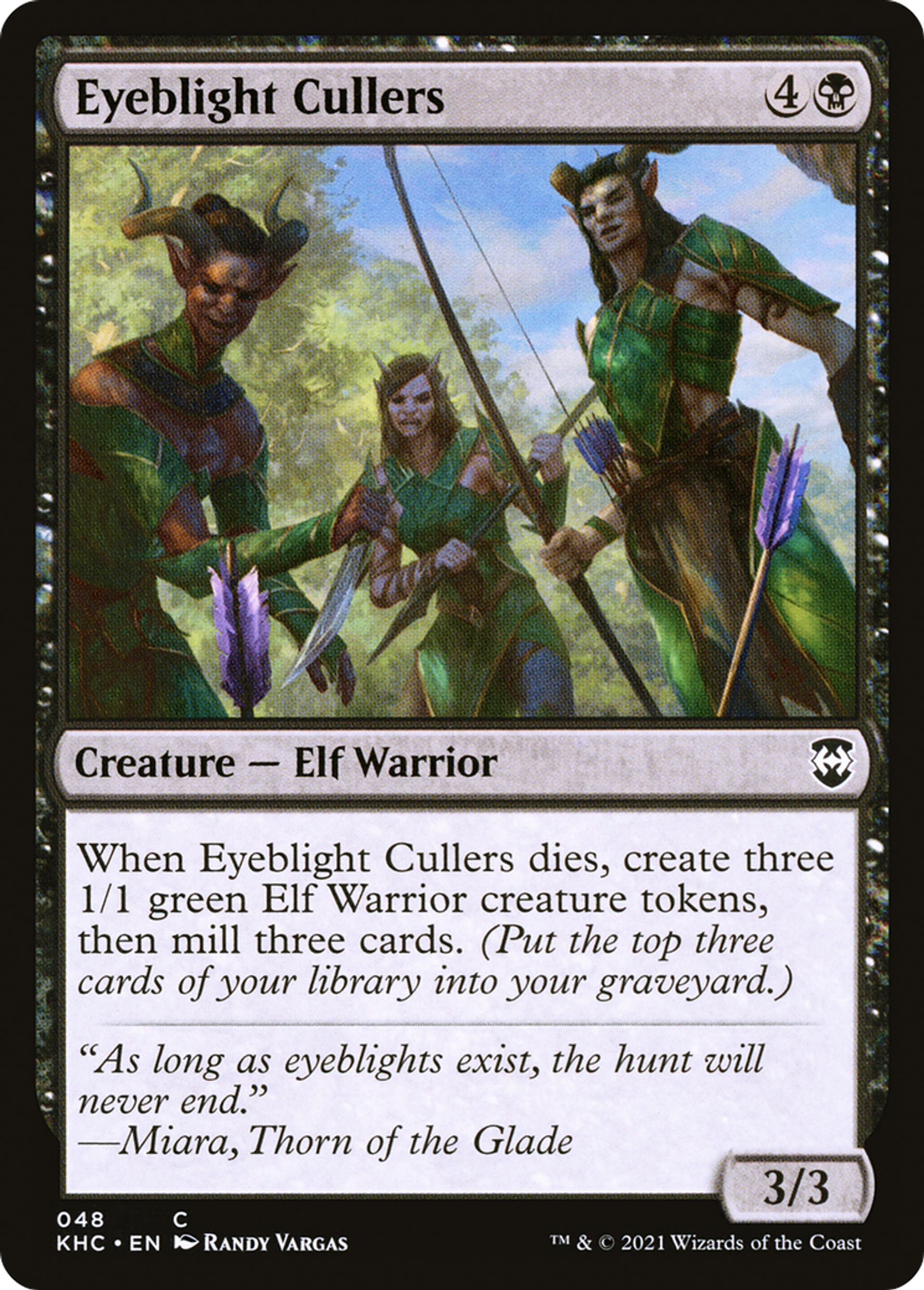 Eyeblight Cullers — Kaldheim Commander — Magic: The Gathering