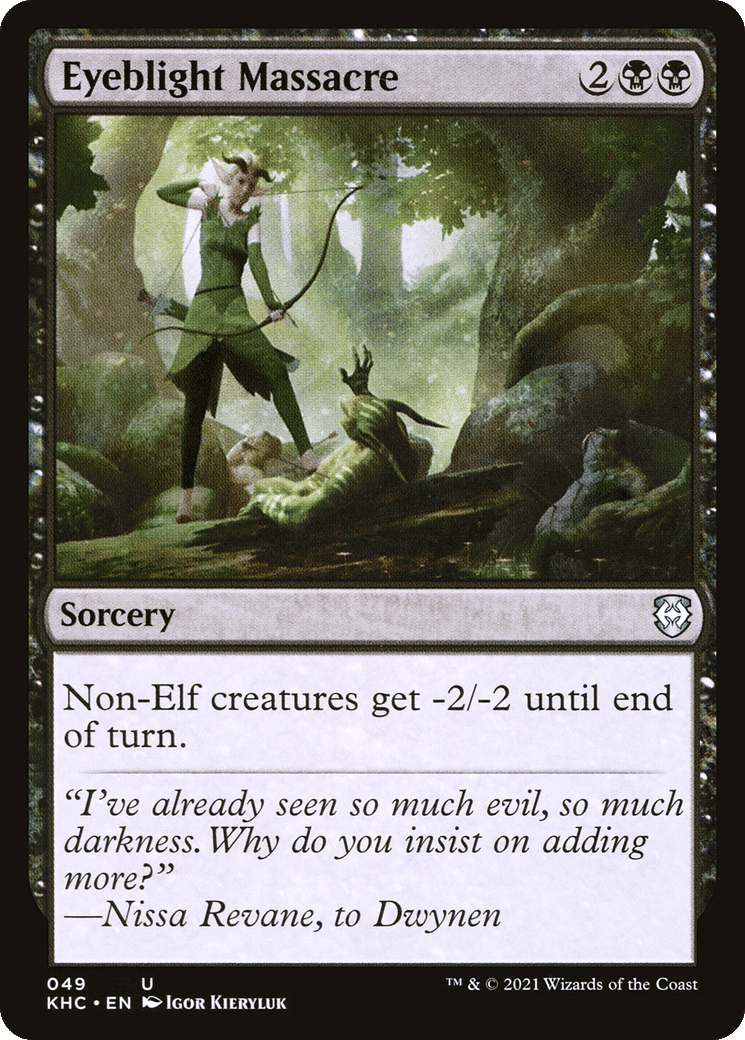Eyeblight Massacre — Kaldheim Commander — Magic: The Gathering