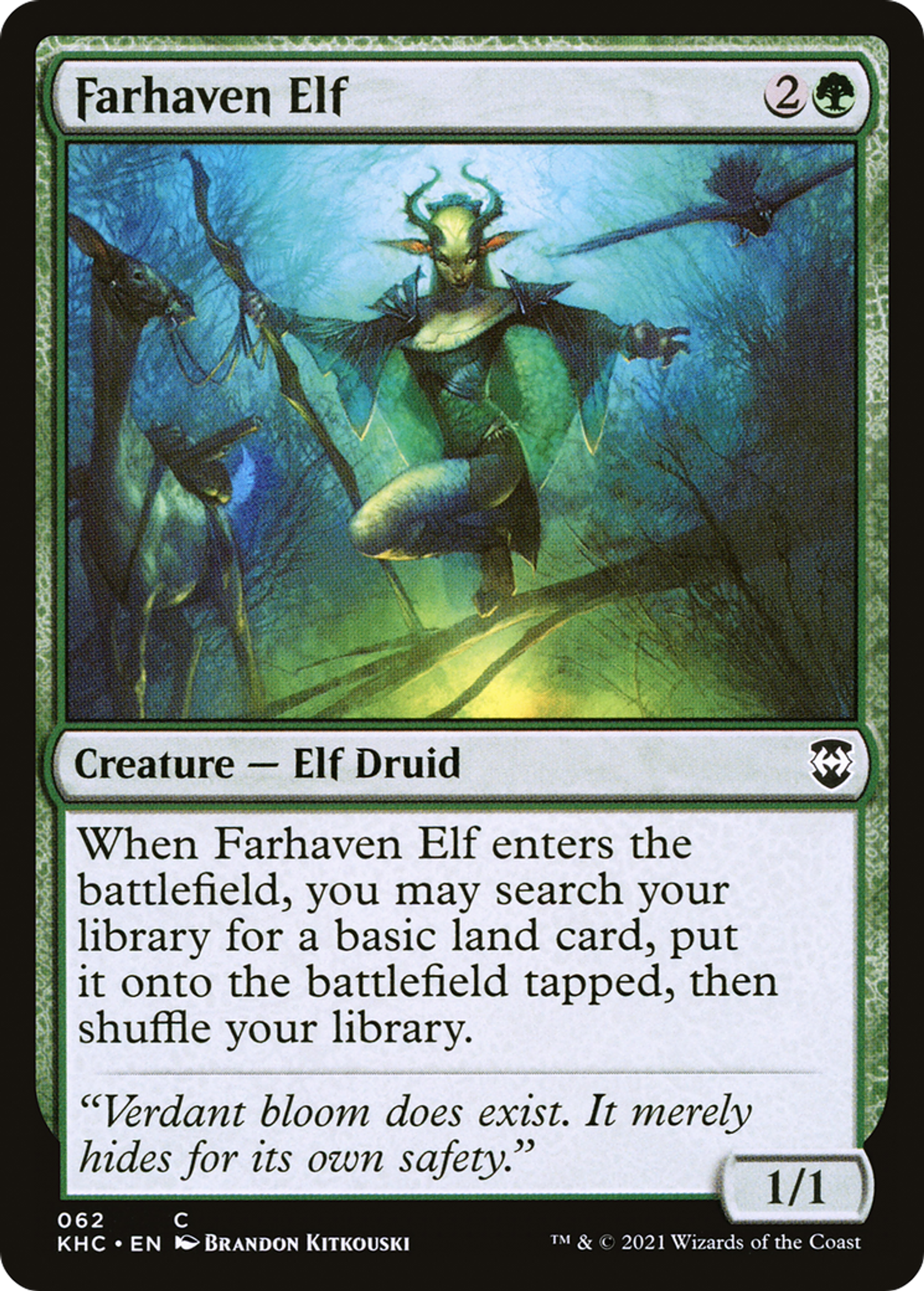 Farhaven Elf — Kaldheim Commander — Magic: The Gathering