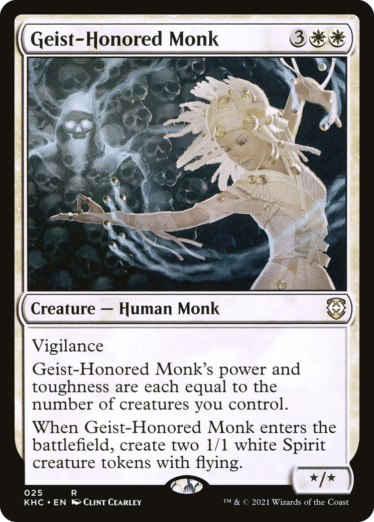 Geist-Honored Monk — Kaldheim Commander — Magic: The Gathering