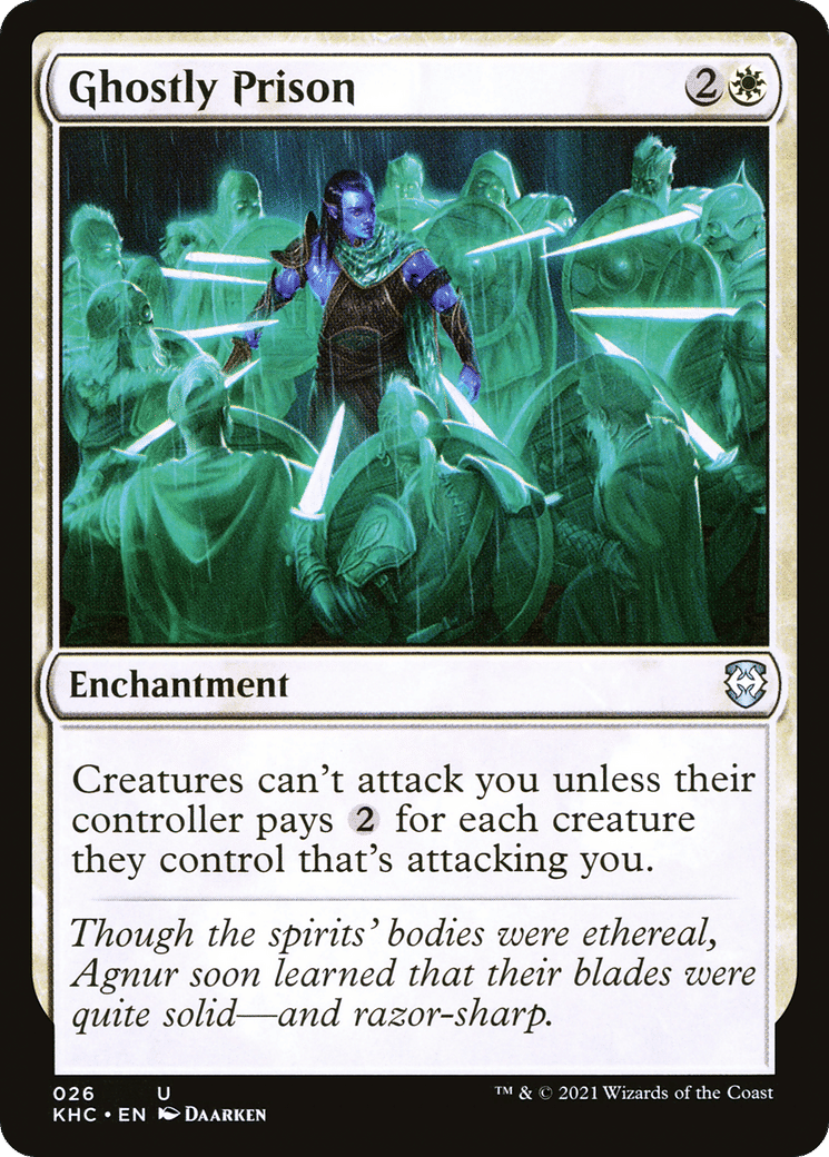 Ghostly Prison — Kaldheim Commander — Magic: The Gathering