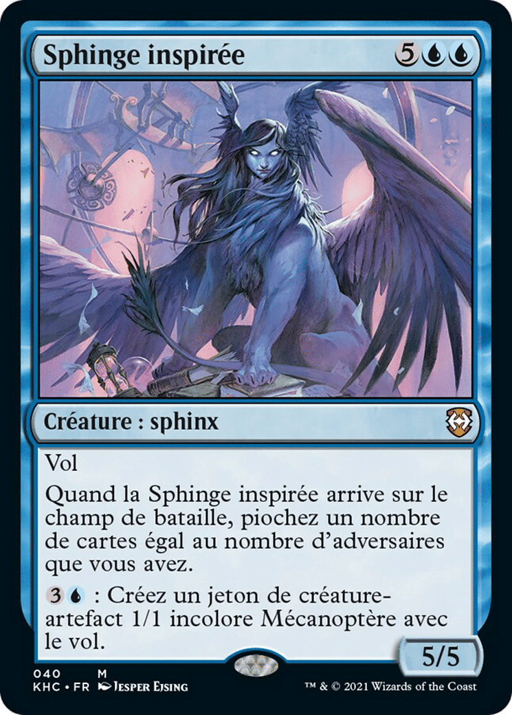 Sphinge inspirée — Kaldheim Commander — Magic: The Gathering