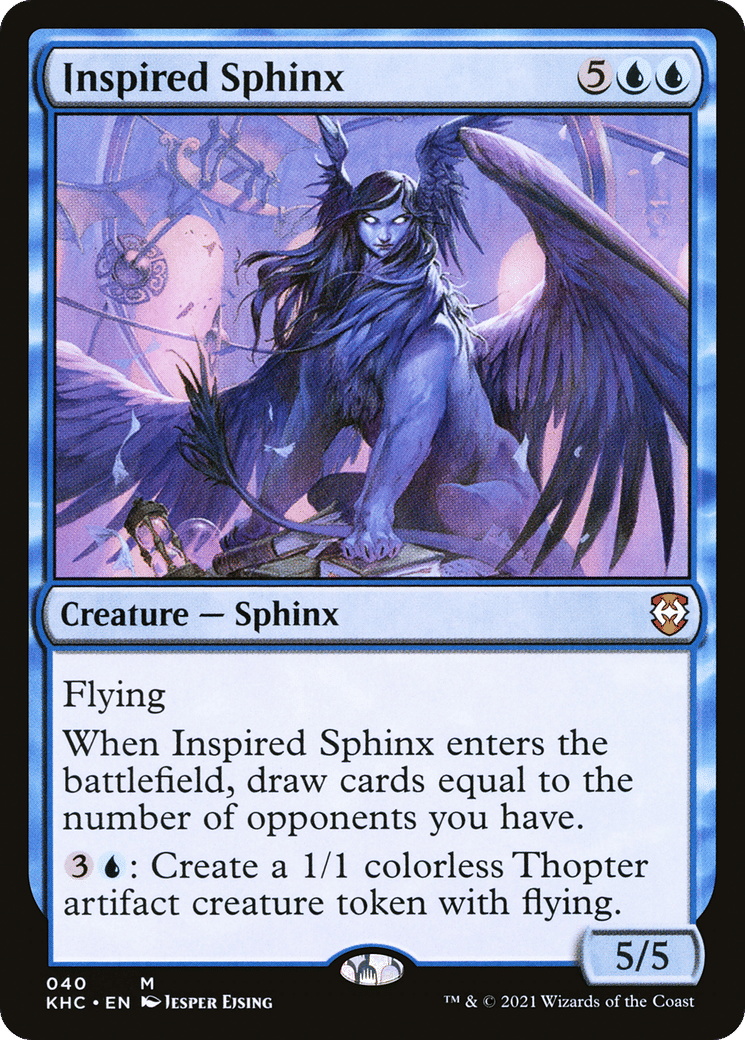 Inspired Sphinx — Kaldheim Commander — Magic: The Gathering