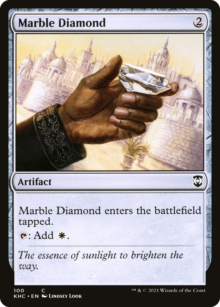Marble Diamond — Kaldheim Commander — Magic: The Gathering
