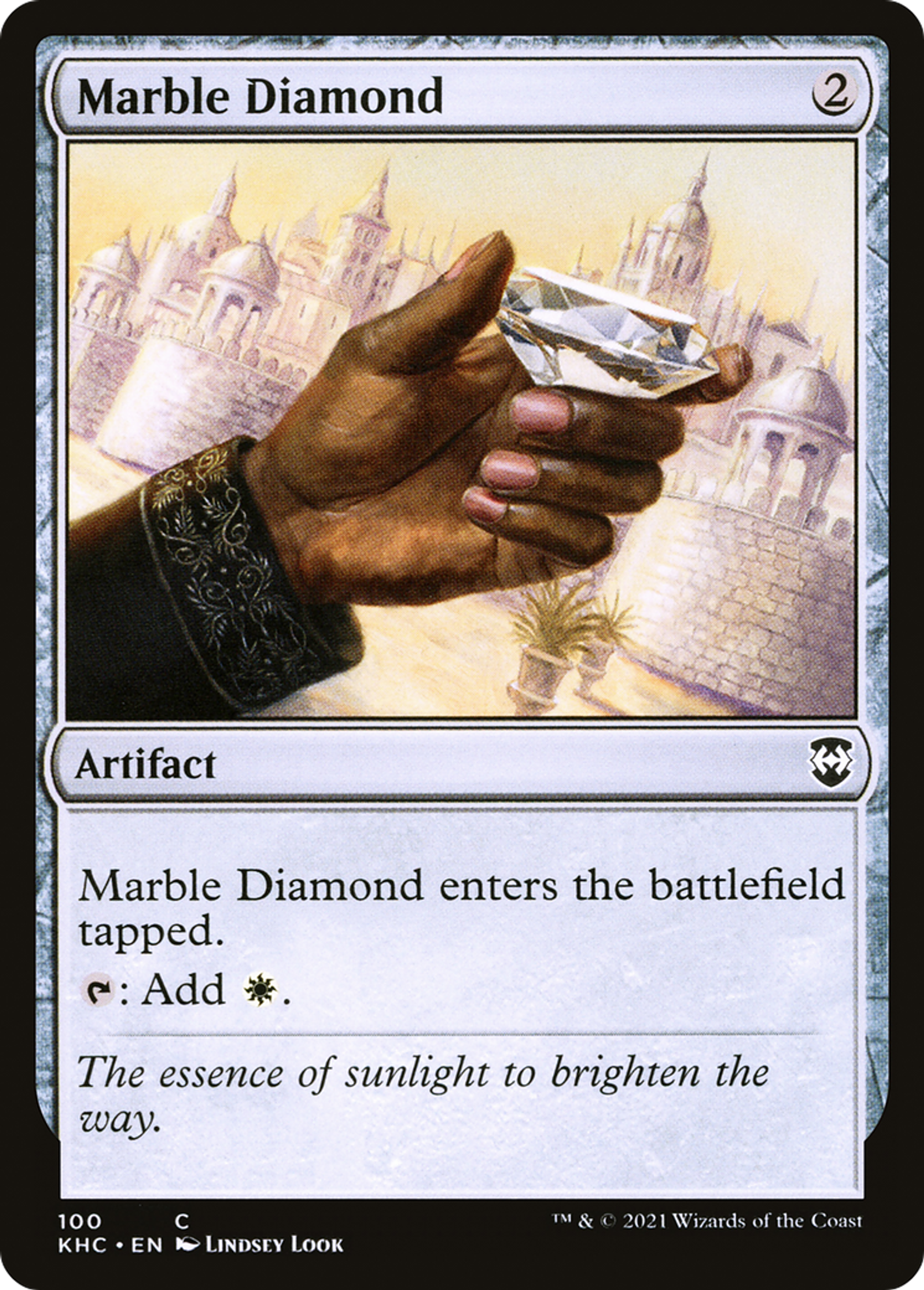 Marble Diamond — Kaldheim Commander — Magic: The Gathering