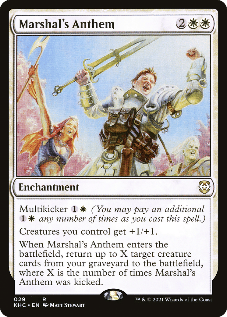 Marshal's Anthem — Kaldheim Commander — Magic: The Gathering