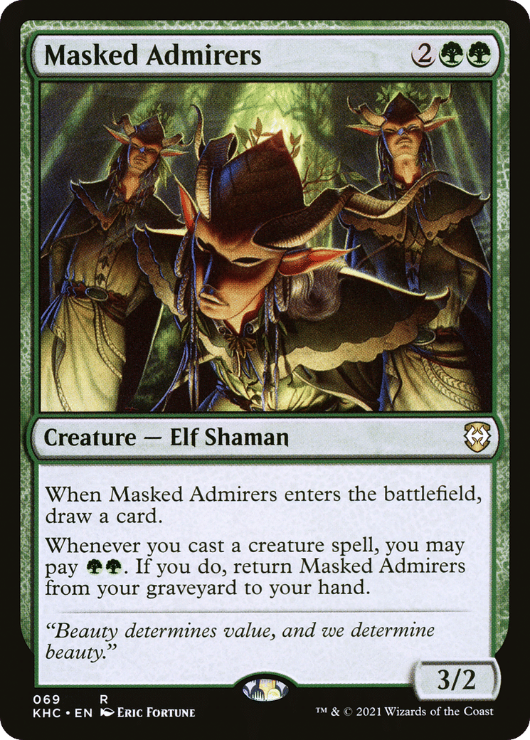Masked Admirers — Kaldheim Commander — Magic: The Gathering
