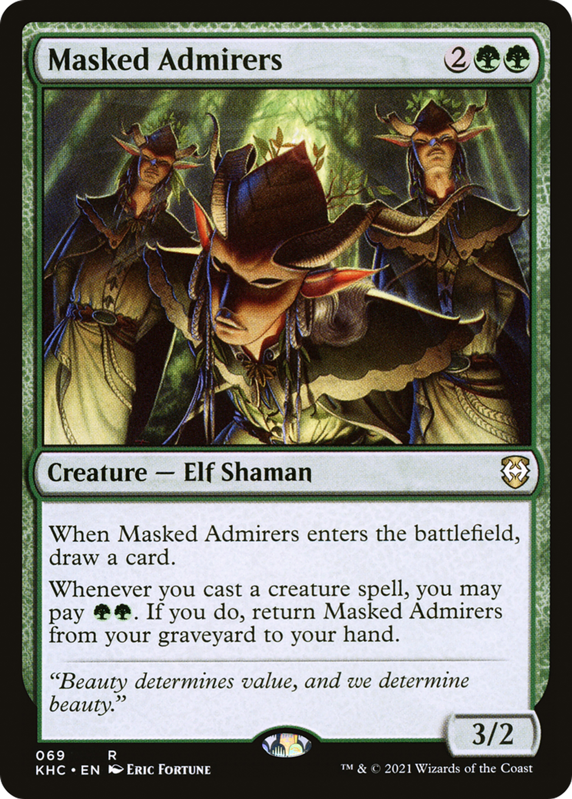 Masked Admirers — Kaldheim Commander — Magic: The Gathering