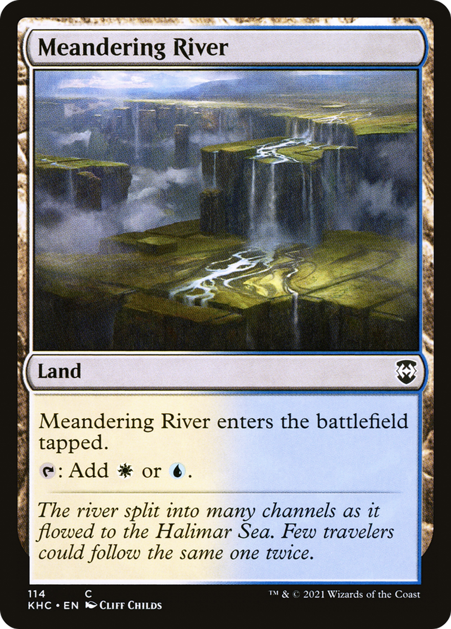 Meandering River — Kaldheim Commander — Magic: The Gathering