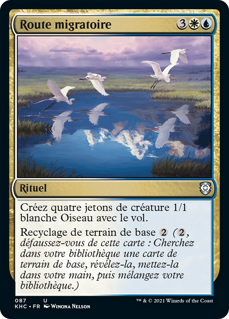 Route migratoire from Kaldheim Commander - Magic: The Gathering