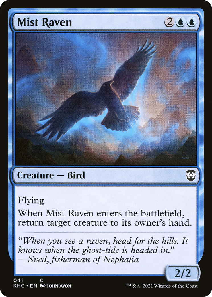 Mist Raven — Kaldheim Commander — Magic: The Gathering