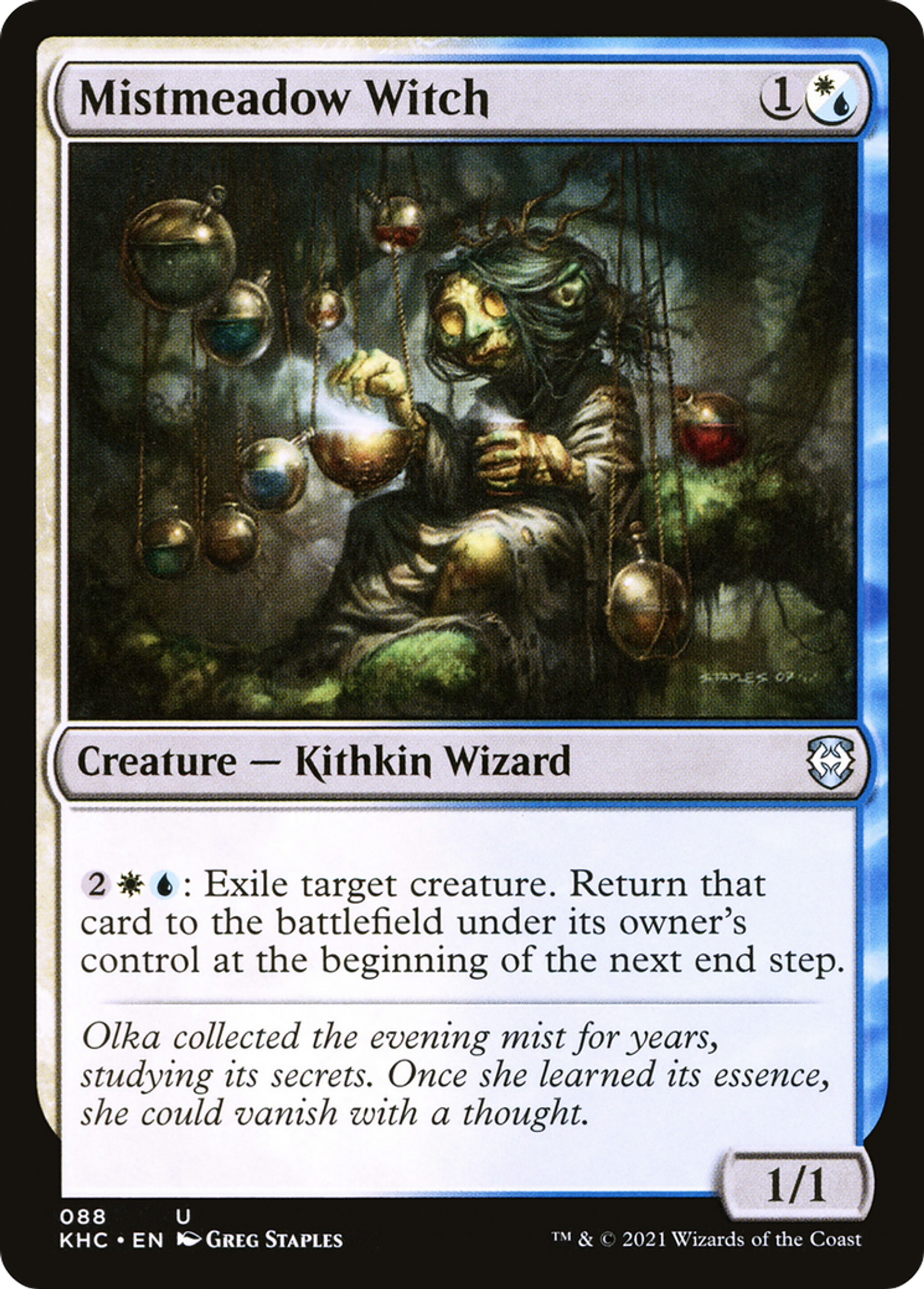 Mistmeadow Witch — Kaldheim Commander — Magic: The Gathering