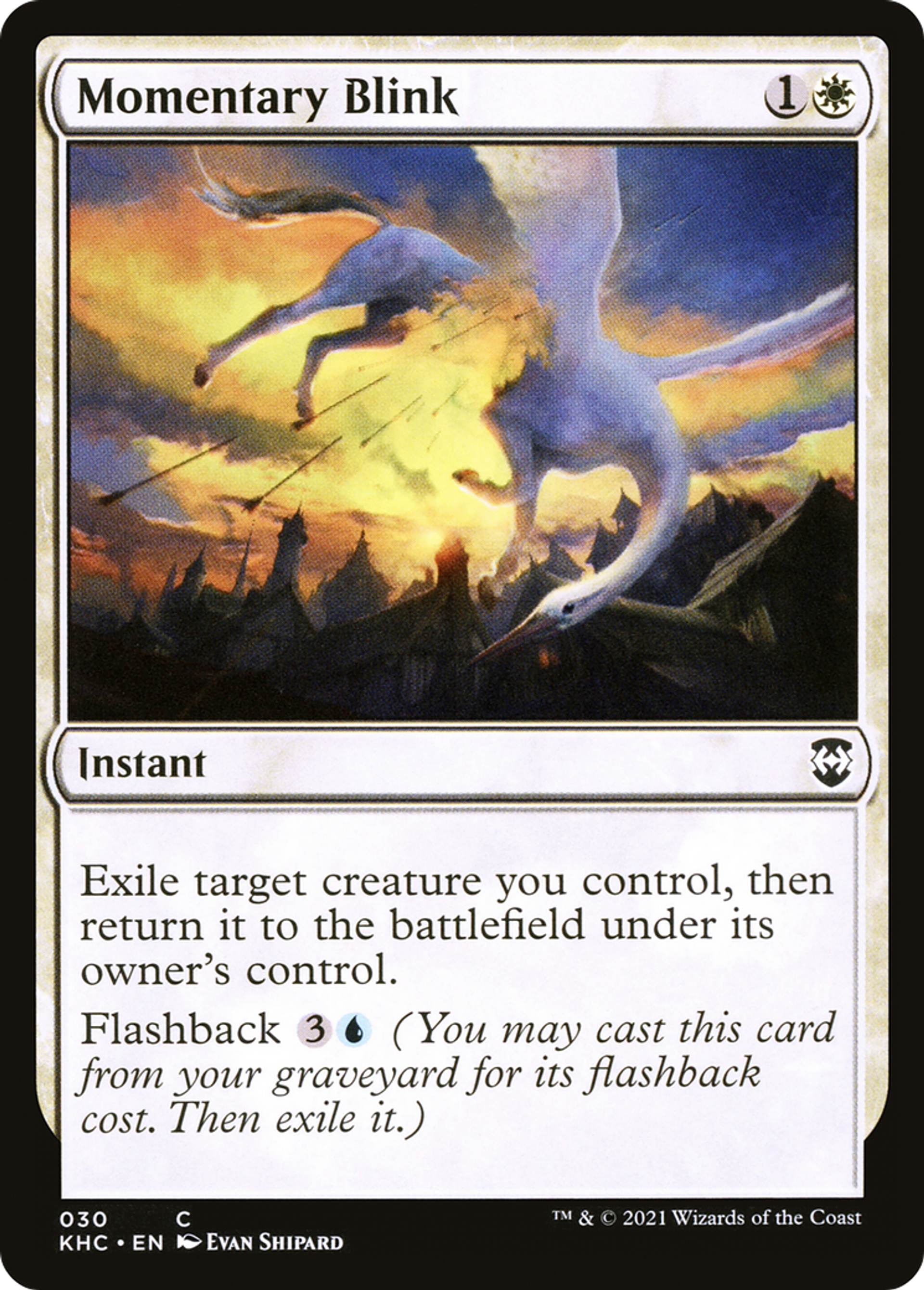 Momentary Blink — Kaldheim Commander — Magic: The Gathering