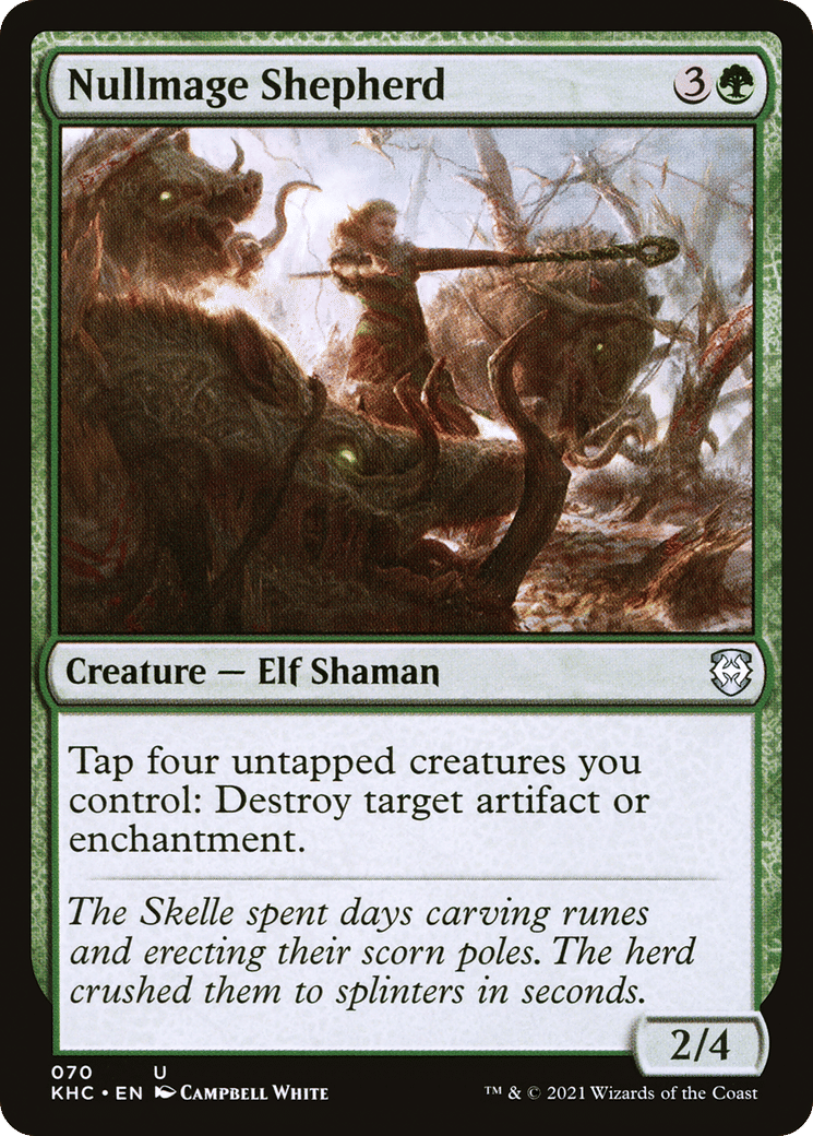 Nullmage Shepherd — Kaldheim Commander — Magic: The Gathering