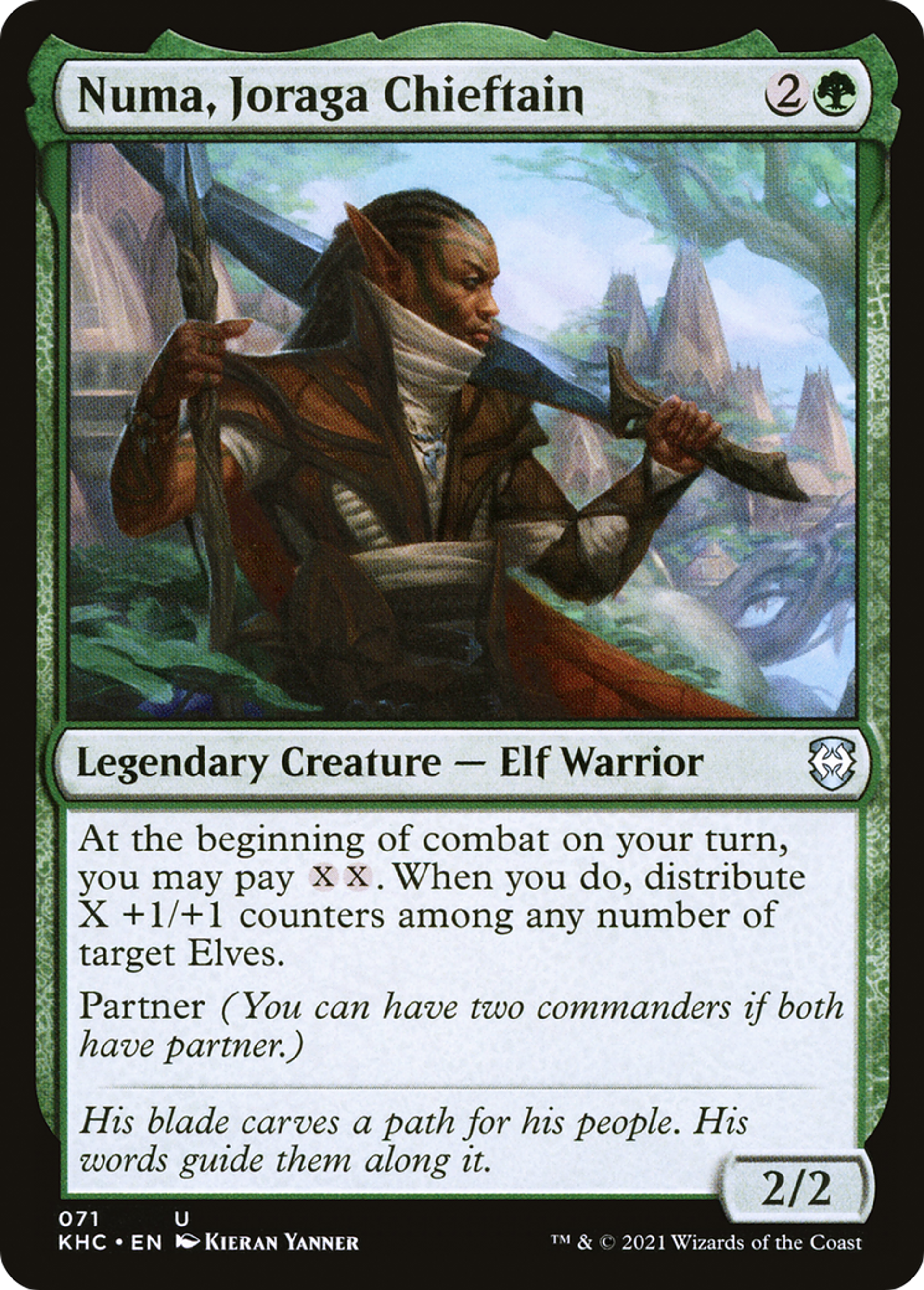 Numa, Joraga Chieftain — Kaldheim Commander — Magic: The Gathering