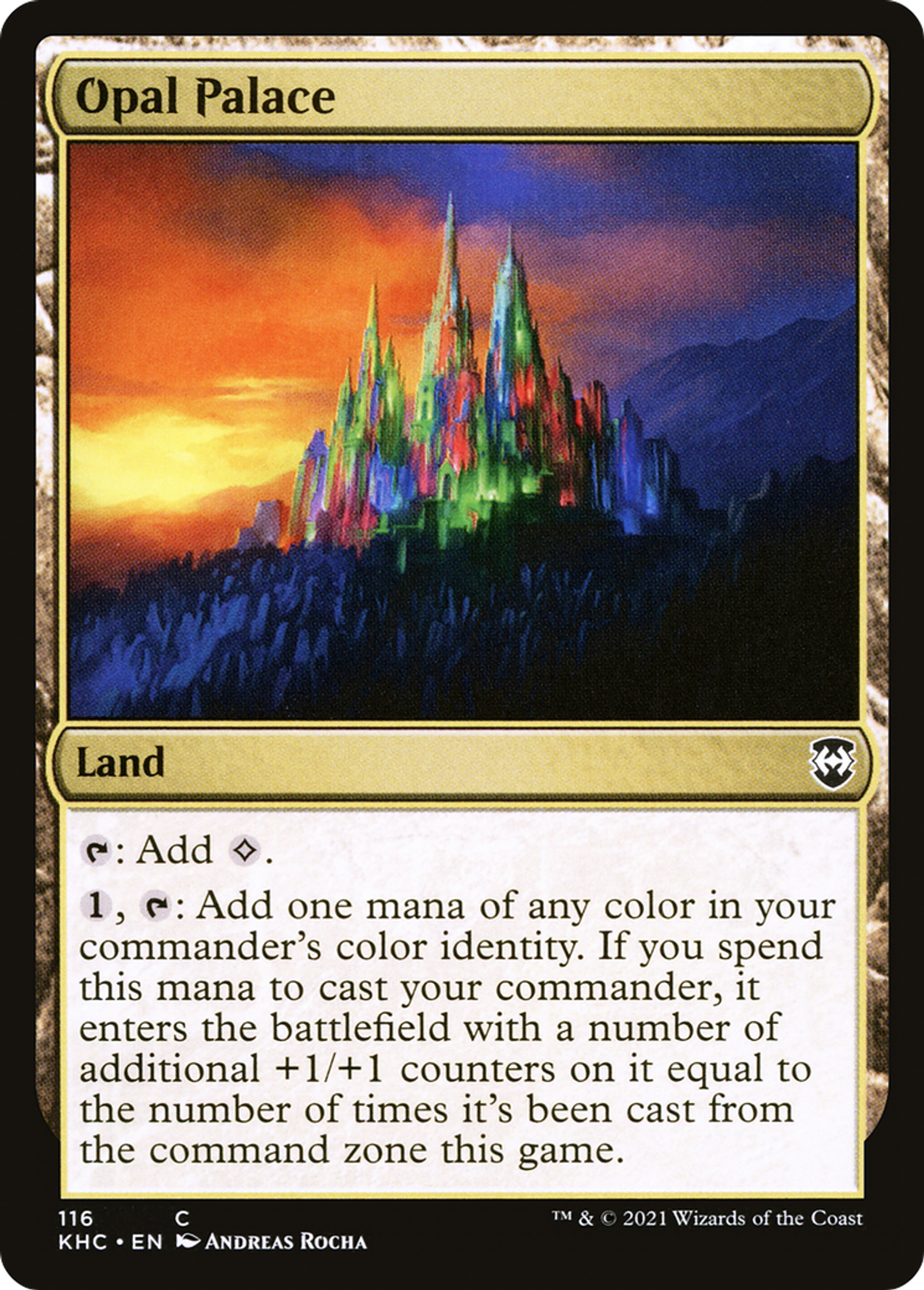 Opal Palace — Kaldheim Commander — Magic: The Gathering