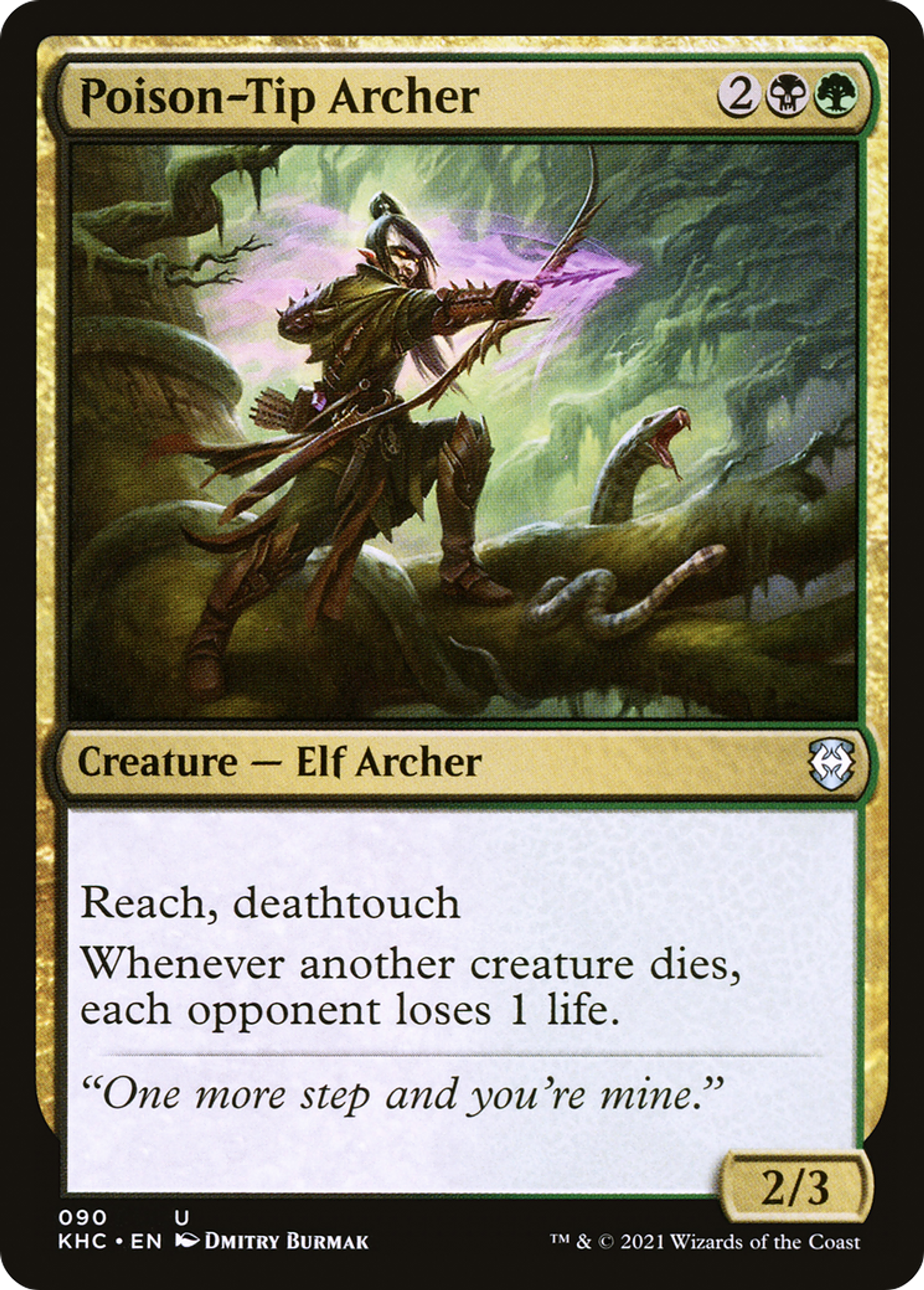 Poison-Tip Archer — Kaldheim Commander — Magic: The Gathering