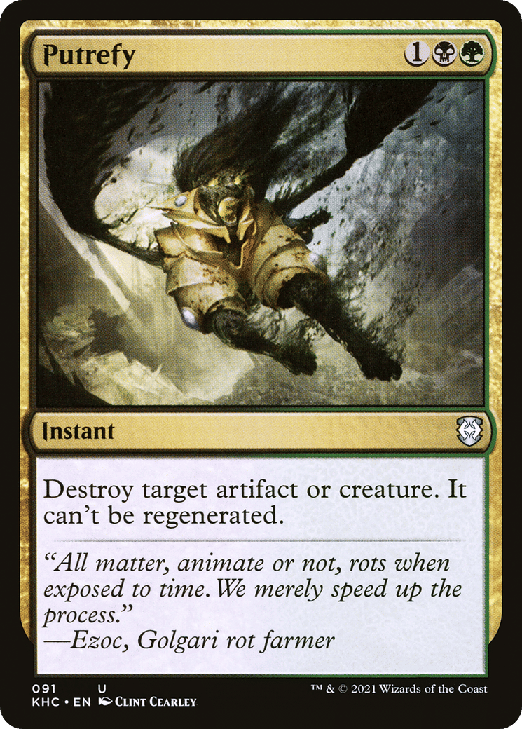 Putrefy — Kaldheim Commander — Magic: The Gathering