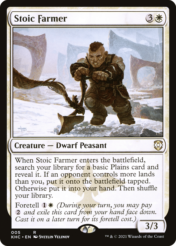 Stoic Farmer — Kaldheim Commander — Magic: The Gathering