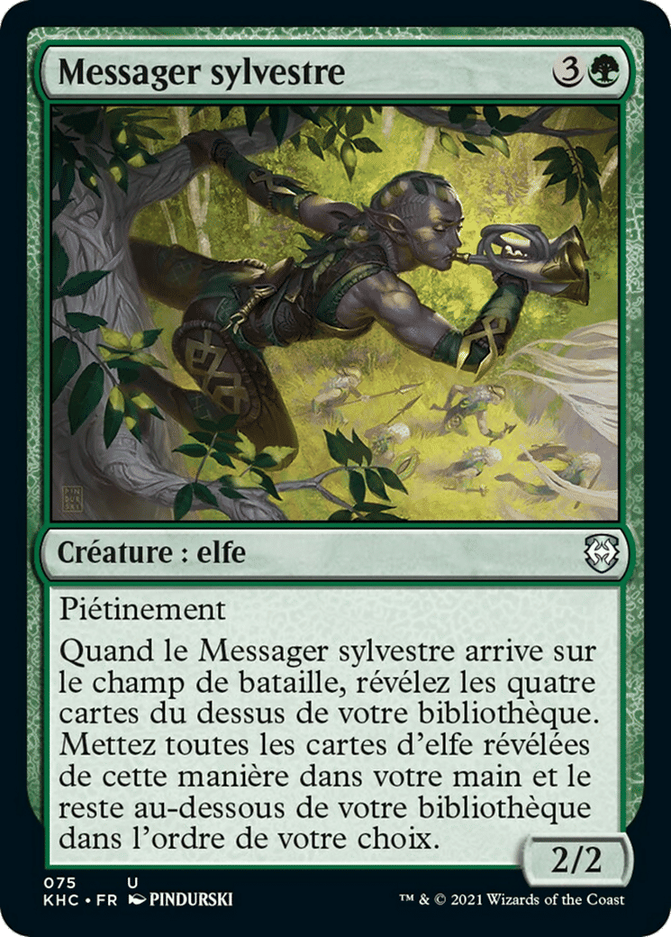 Messager sylvestre — Kaldheim Commander — Magic: The Gathering