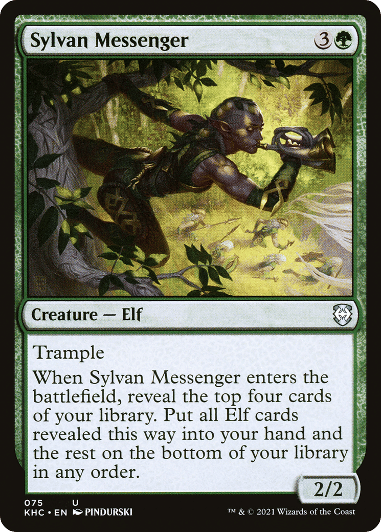 Sylvan Messenger — Kaldheim Commander — Magic: The Gathering