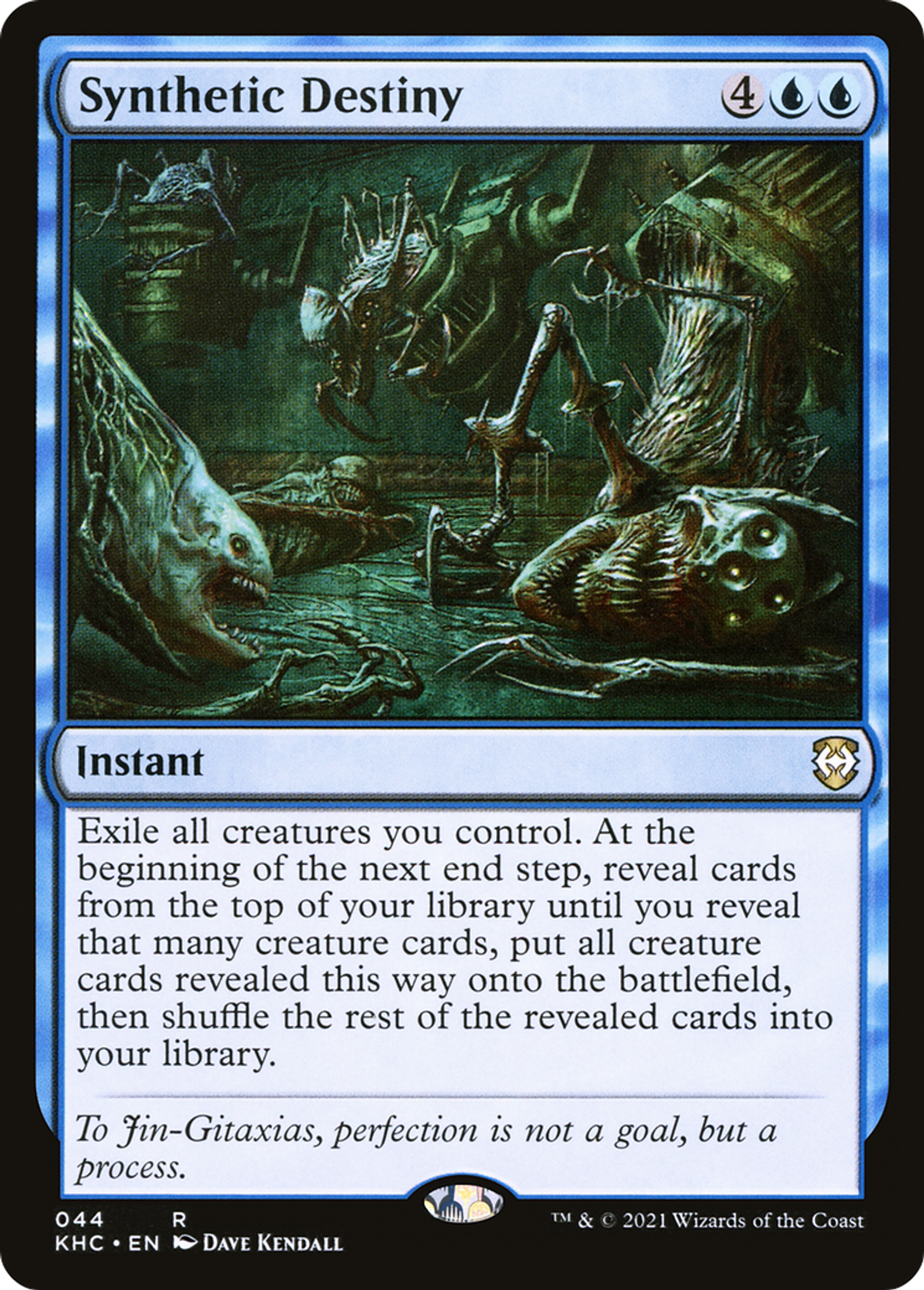 Synthetic Destiny — Kaldheim Commander — Magic: The Gathering