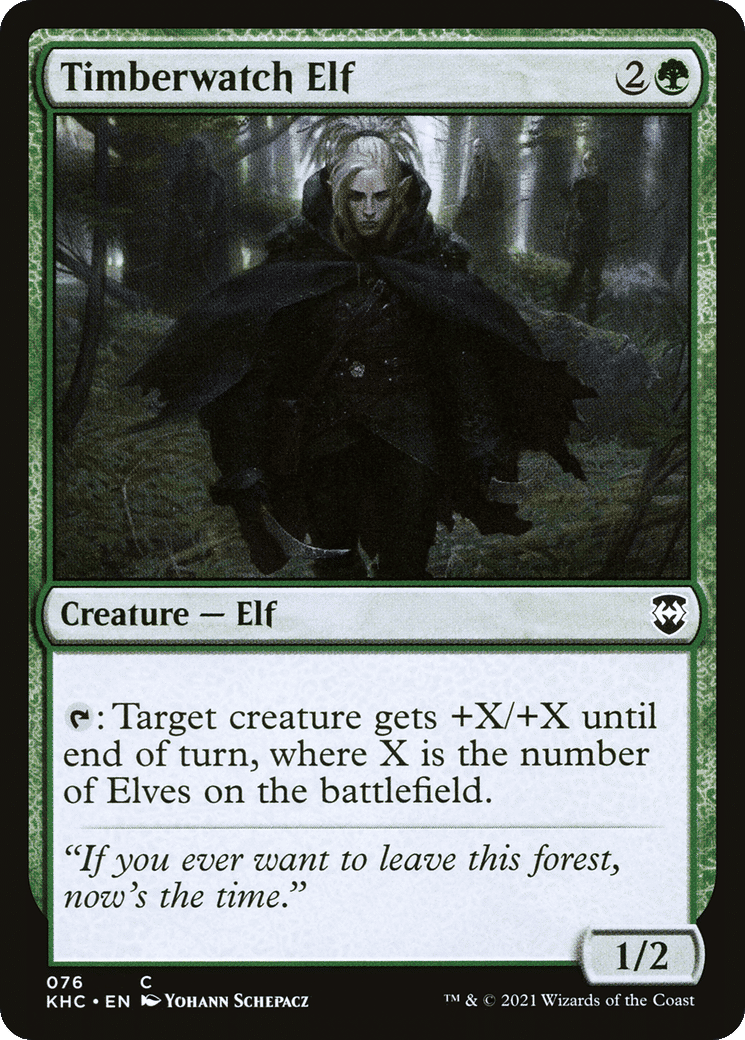 Timberwatch Elf — Kaldheim Commander — Magic: The Gathering