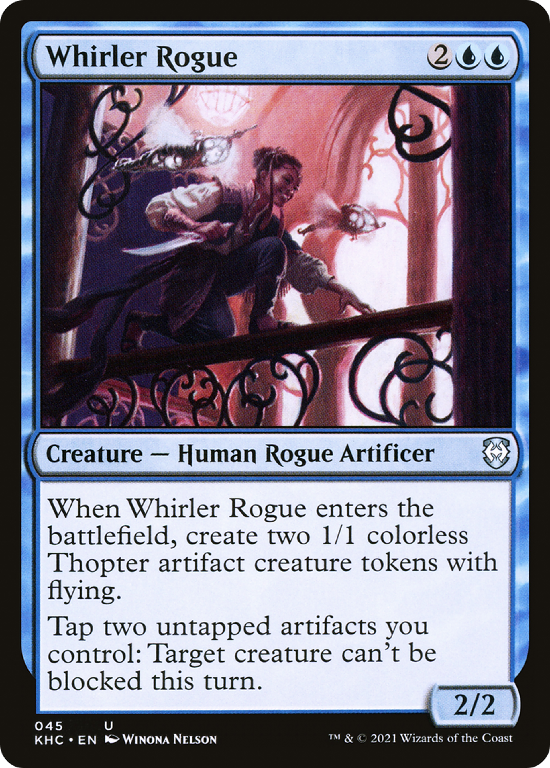 Whirler Rogue — Kaldheim Commander — Magic: The Gathering