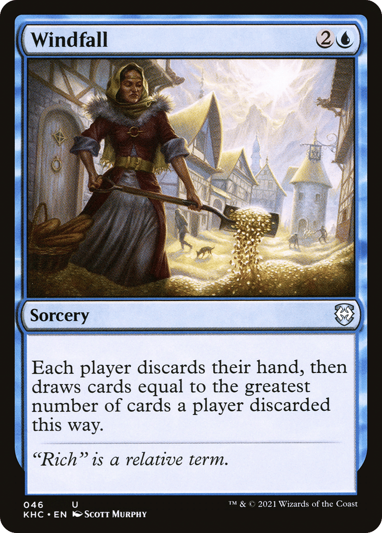 Windfall — Kaldheim Commander — Magic: The Gathering
