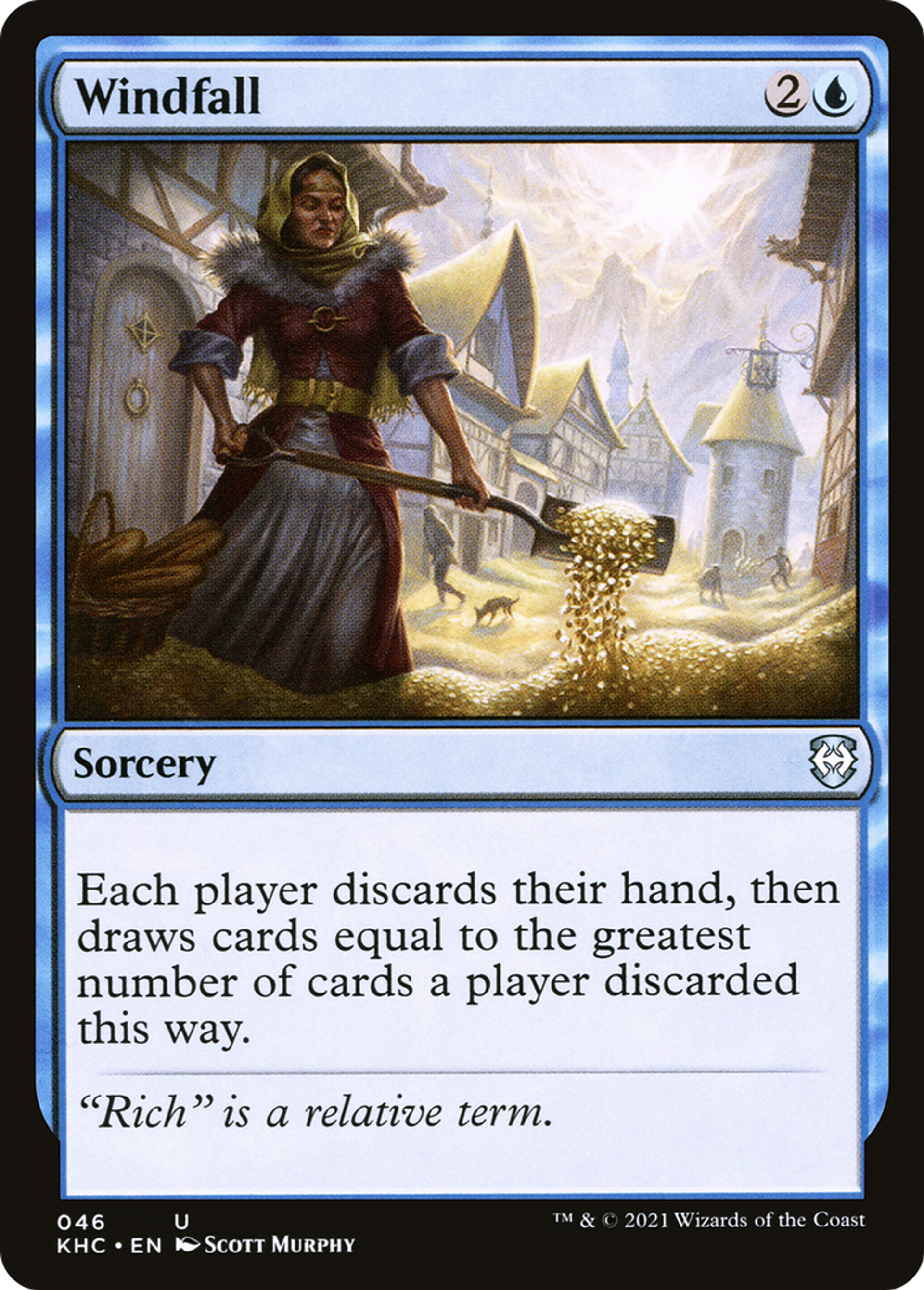 Windfall — Kaldheim Commander — Magic: The Gathering
