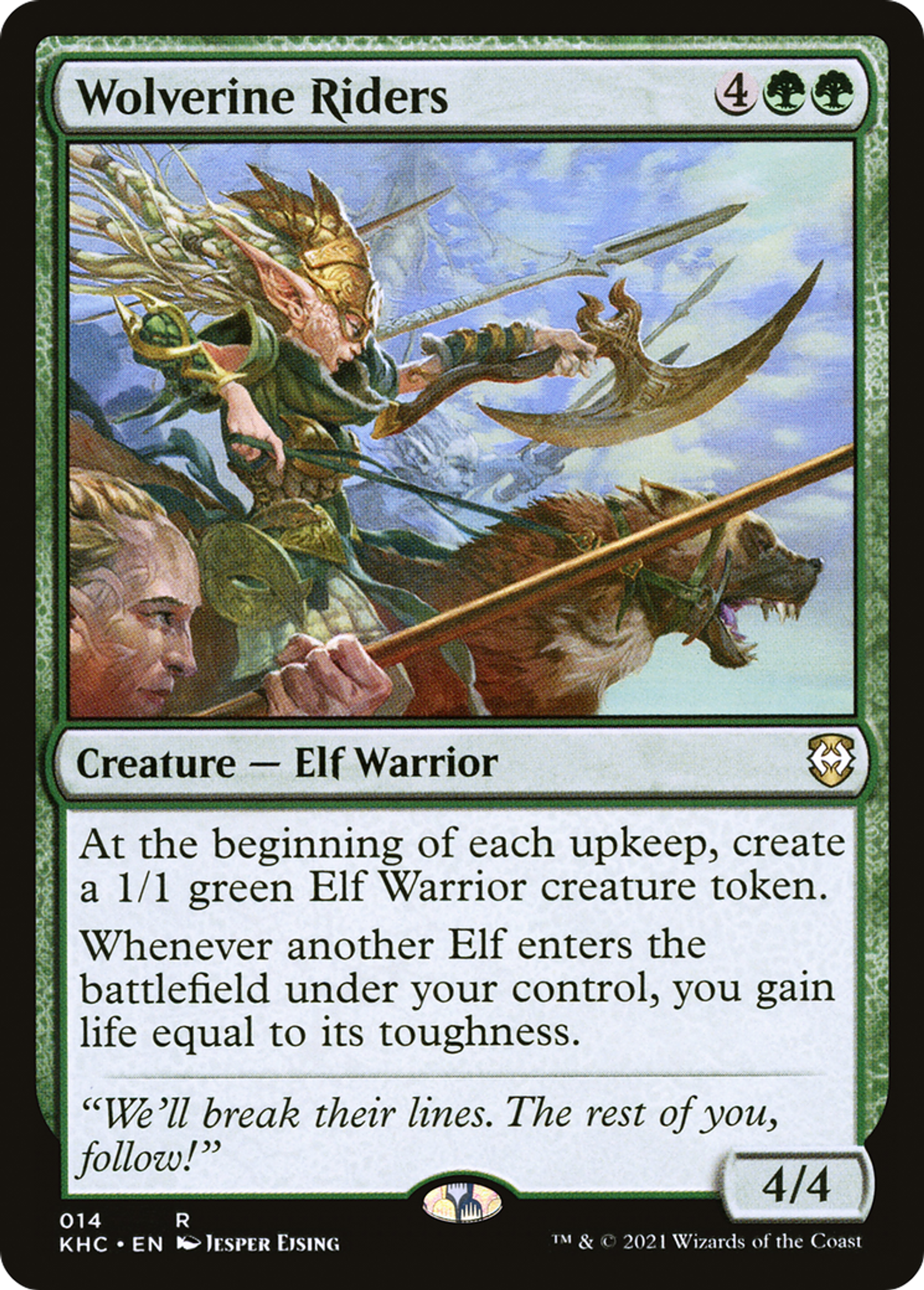 Wolverine Riders — Kaldheim Commander — Magic: The Gathering