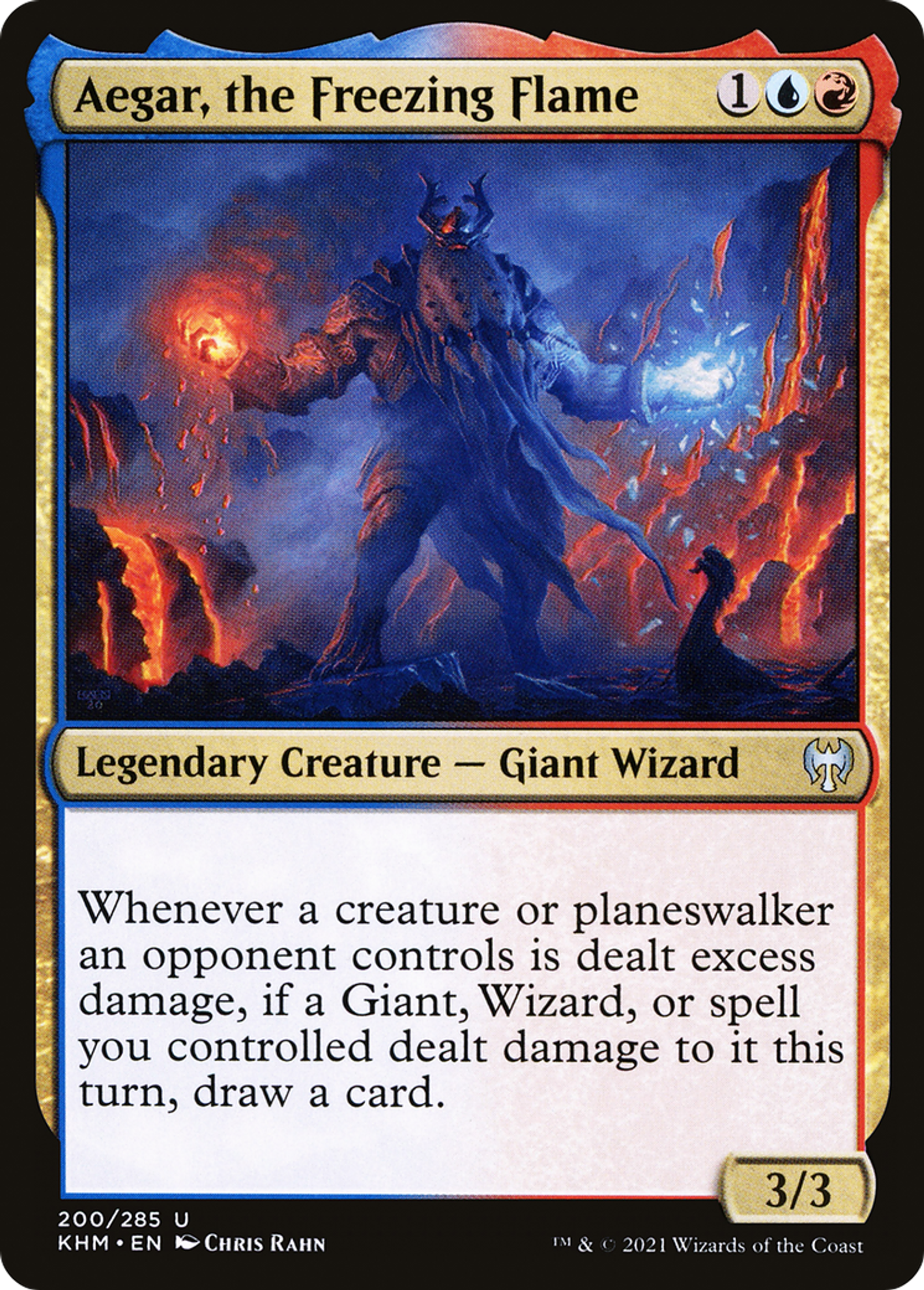 Aegar, the Freezing Flame — Kaldheim — Magic: The Gathering