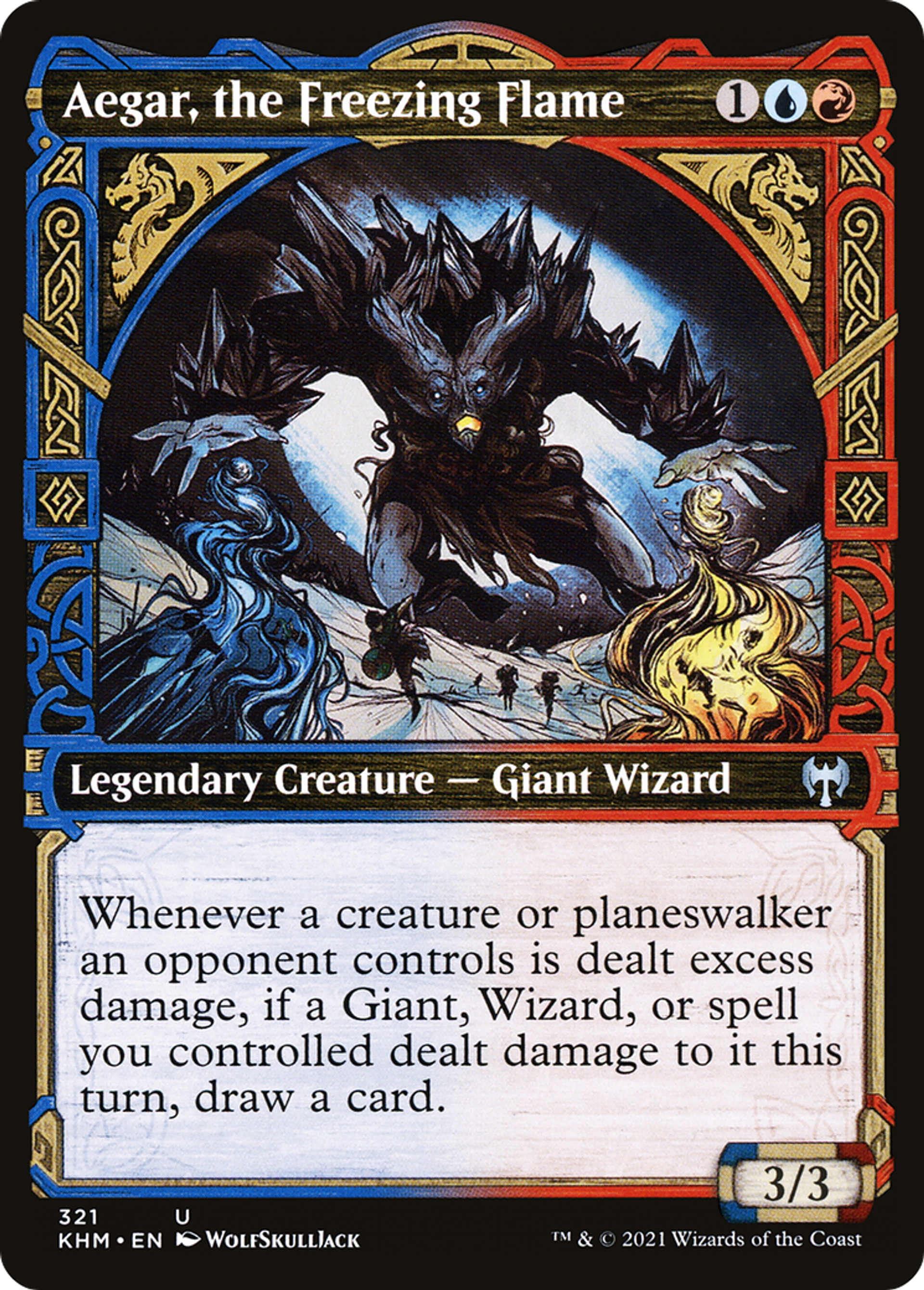 Aegar, la Flamme gelante — Kaldheim — Magic: The Gathering