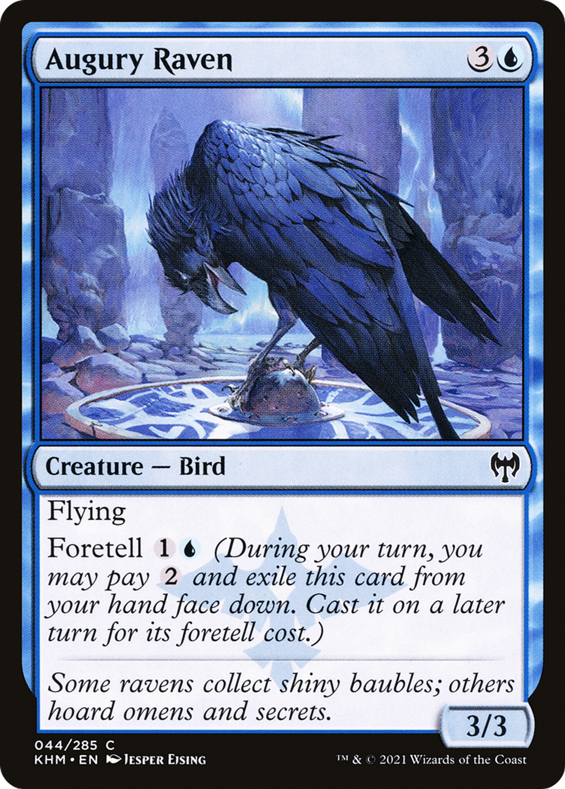 Augury Raven — Kaldheim — Magic: The Gathering