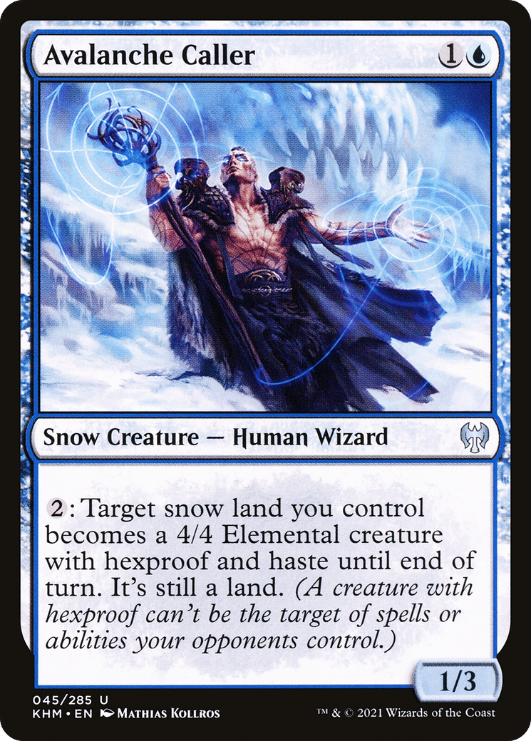 Avalanche Caller — Kaldheim — Magic: The Gathering