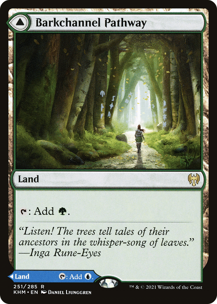 Barkchannel Pathway // Tidechannel Pathway — Kaldheim — Magic: The Gathering