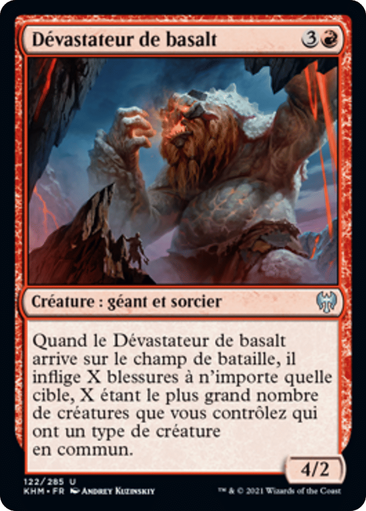 Dévastateur de basalt — Kaldheim — Magic: The Gathering