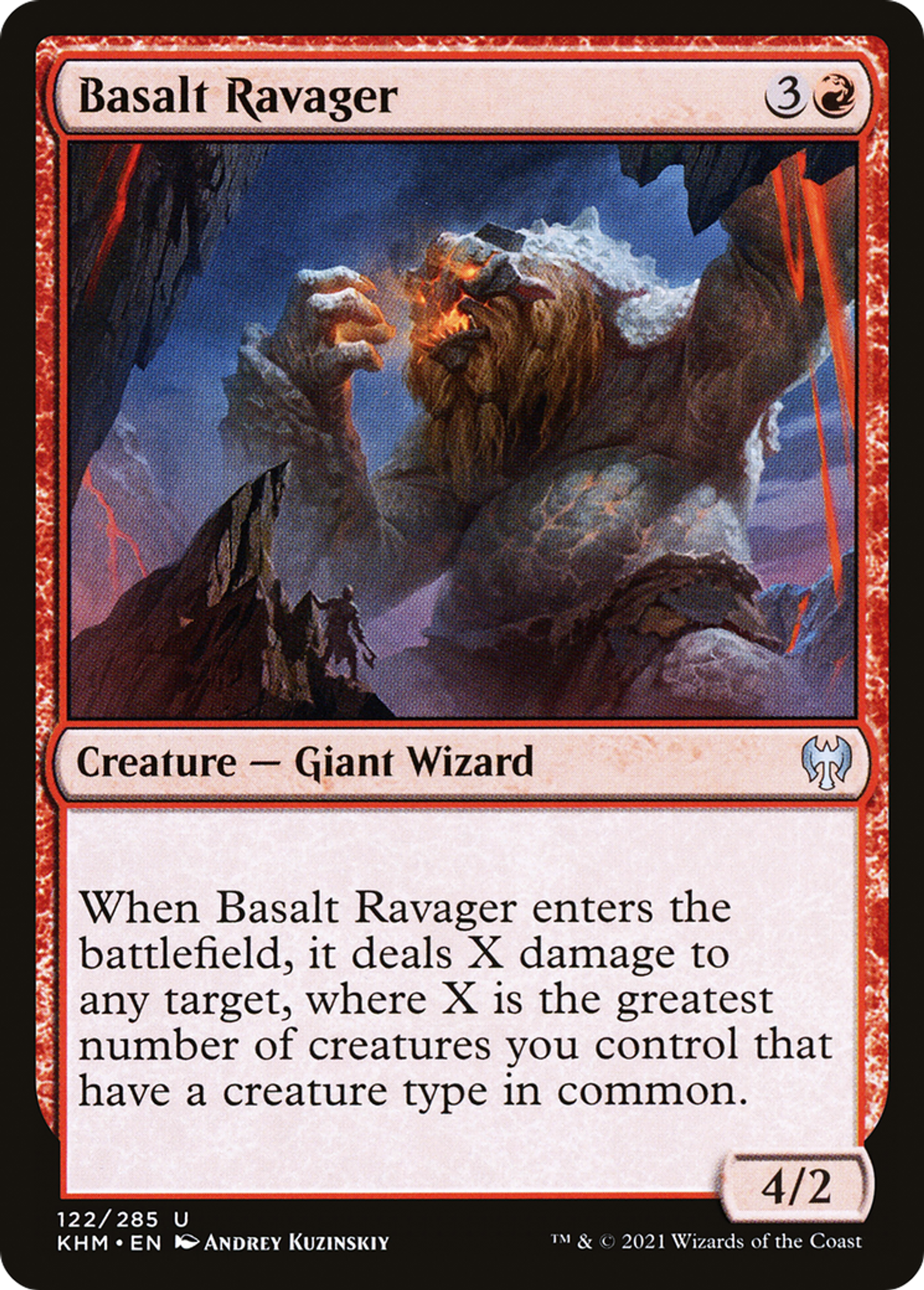 Basalt Ravager — Kaldheim — Magic: The Gathering