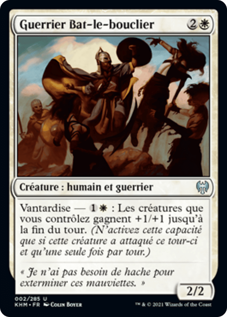 Guerrier Bat-le-bouclier — Kaldheim — Magic: The Gathering
