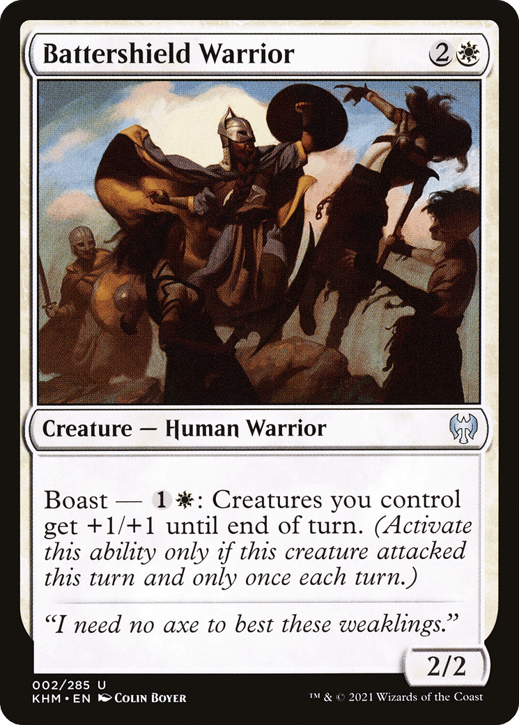 Battershield Warrior — Kaldheim — Magic: The Gathering