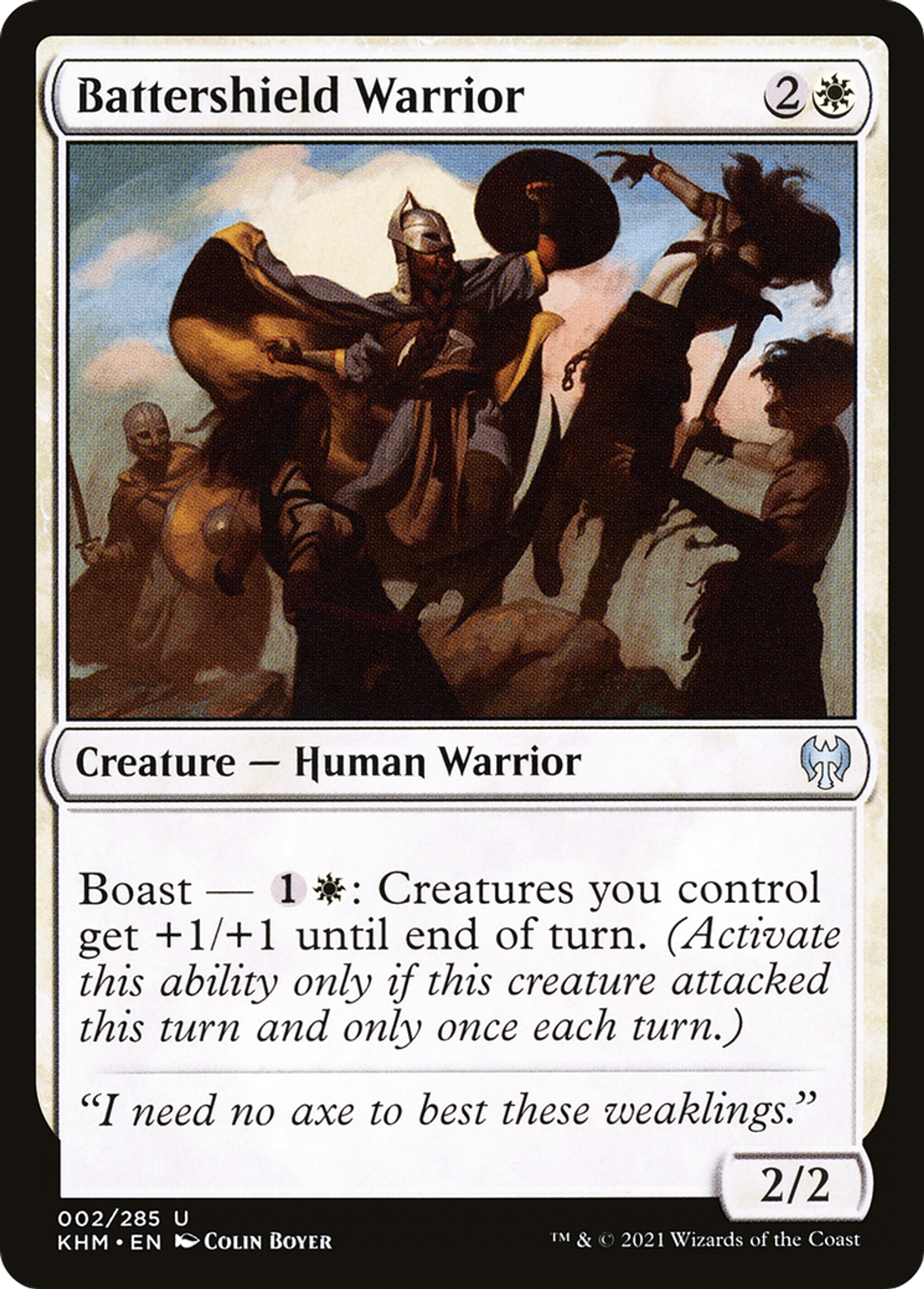 Battershield Warrior — Kaldheim — Magic: The Gathering